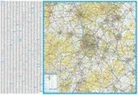Abbildung von: 50 Miles around Birmingham Road Map - Geographers' A-Z Map Co Ltd