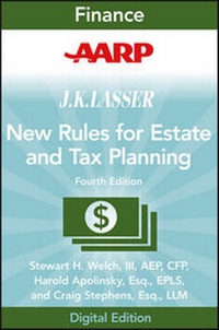 Abbildung von: AARP JK Lasser's New Rules for Estate and Tax Planning - Wiley