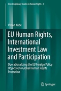 Cover: EU Human Rights, International Investment Law and Participation - Springer