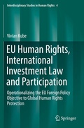 Cover: EU Human Rights, International Investment Law and Participation - Springer