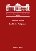 Cover: Recht der Religionen - Kovac, Dr. Verlag
