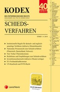 Cover: KODEX Schiedsverfahren - LexisNexis Verlag ARD ORAC GmbH