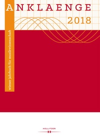 Abbildung von: ANKLAENGE 2018 - Hollitzer Wissenschaftsverlag