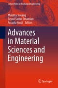 Cover: Advances in Material Sciences and Engineering - Springer