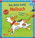 Cover: Ausmalbilder f&uuml;r Kita-Kinder: Das dicke bunte Malbuch mit lustigen Reimen - Carlsen