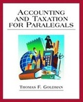 Cover: Accounting and Taxation for Paralegals - Pearson