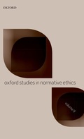Cover: Oxford Studies in Normative Ethics Volume 9 - Oxford University Press
