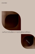 Cover: Oxford Studies in Normative Ethics Volume 9 - Oxford University Press