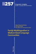 Cover: Family Multilingualism in Medium-Sized Language Communities - Peter Lang Verlag