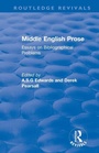 Cover: Middle English Prose - Routledge