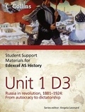 Cover: Edexcel AS Unit 1 Option D3: Russia in Revolution, 1881- 1924 - Collins Educational