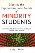 Cover: Meeting the Psychoeducational Needs of Minority Students - Wiley