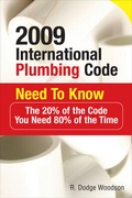 Cover: 2009 International Plumbing Code Need to Know: The 20% of the Code You Need 80% of the Time - McGraw-Hill Professional