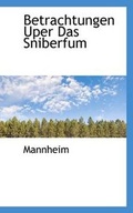 Cover: Betrachtungen Uper Das Sniberfum - BiblioLife
