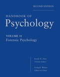 Cover: Handbook of Psychology, Volume 11, Forensic Psychology - Wiley