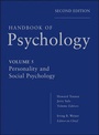 Cover: Handbook of Psychology, Volume 5, Personality and Social Psychology - Wiley