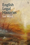 Cover: English Legal Histories - Hart Publishing