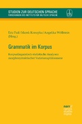 Cover: Grammatik im Korpus - Narr Francke Attempto Verlag