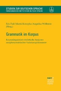 Abbildung von: Grammatik im Korpus - Narr Francke Attempto Verlag