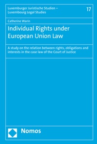 Enlarge image Cover: Individual Rights under European Union Law - Nomos