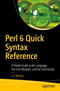 Cover: Perl 6 Quick Syntax Reference - APress