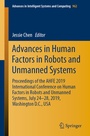 Cover: Advances in Human Factors in Robots and Unmanned Systems - Springer
