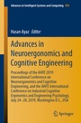 Cover: Advances in Neuroergonomics and Cognitive Engineering - Springer