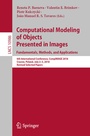 Cover: Computational Modeling of Objects Presented in Images. Fundamentals, Methods, and Applications - Springer