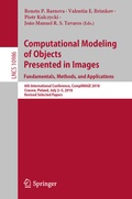 Cover: Computational Modeling of Objects Presented in Images. Fundamentals, Methods, and Applications - Springer