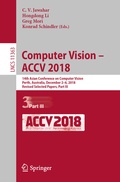 Cover: Computer Vision - ACCV 2018 - Springer