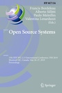Cover: Open Source Systems - Springer