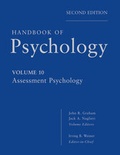 Cover: Handbook of Psychology, Volume 10, Assessment Psychology - Wiley