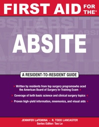 Enlarge image Cover: First Aid for the (R) ABSITE - McGraw-Hill Medical