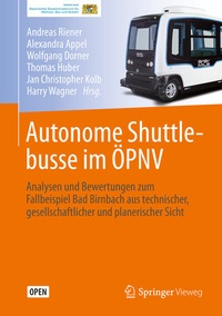 Abbildung von: Autonome Shuttlebusse im ÖPNV - Springer Vieweg