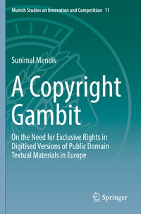Abbildung von: A Copyright Gambit - Springer