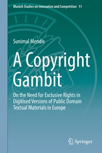 Abbildung von: A Copyright Gambit - Springer
