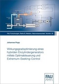Cover: Wirkungsgradoptimierung eines hybriden Einzylindergenerators mittels Optimalsteuerung und Extremum-Seeking-Control - FAU University Press