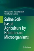 Cover: Saline Soil-based Agriculture by Halotolerant Microorganisms - Springer
