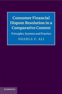 Abbildung von: Consumer Financial Dispute Resolution in a Comparative Context - Cambridge University Press