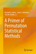 Cover: A Primer of Permutation Statistical Methods - Springer