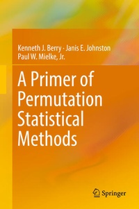 Enlarge image Cover: A Primer of Permutation Statistical Methods - Springer
