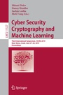 Cover: Cyber Security Cryptography and Machine Learning - Springer