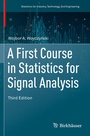 Cover: A First Course in Statistics for Signal Analysis - Birkhäuser