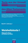 Cover: Weisheitstexte I - G&uuml;tersloher Verlagshaus