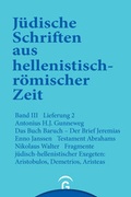 Cover: Das Buch Baruch. Der Brief Jeremias. Testament Abrahams. Fragmente j&uuml;disch-hellenistischer Exegeten: Aristobulos, Demetrius, Aristeas - G&uuml;tersloher Verlagshaus