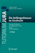 Cover: Die Anf&auml;ngerklausur im Strafrecht - Springer