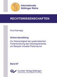 Abbildung von: Online-Gam(bl)ing - Cuvillier Verlag