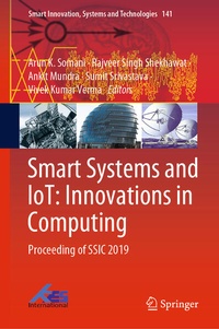 Enlarge image Cover: Smart Systems and IoT: Innovations in Computing - Springer