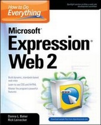 Enlarge image Cover: How to Do Everything Microsoft Expression Web 2 - McGraw-Hill Professional