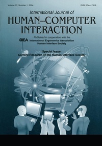 Abbildung von: Current Research of the Human Interface Society - CRC Press
